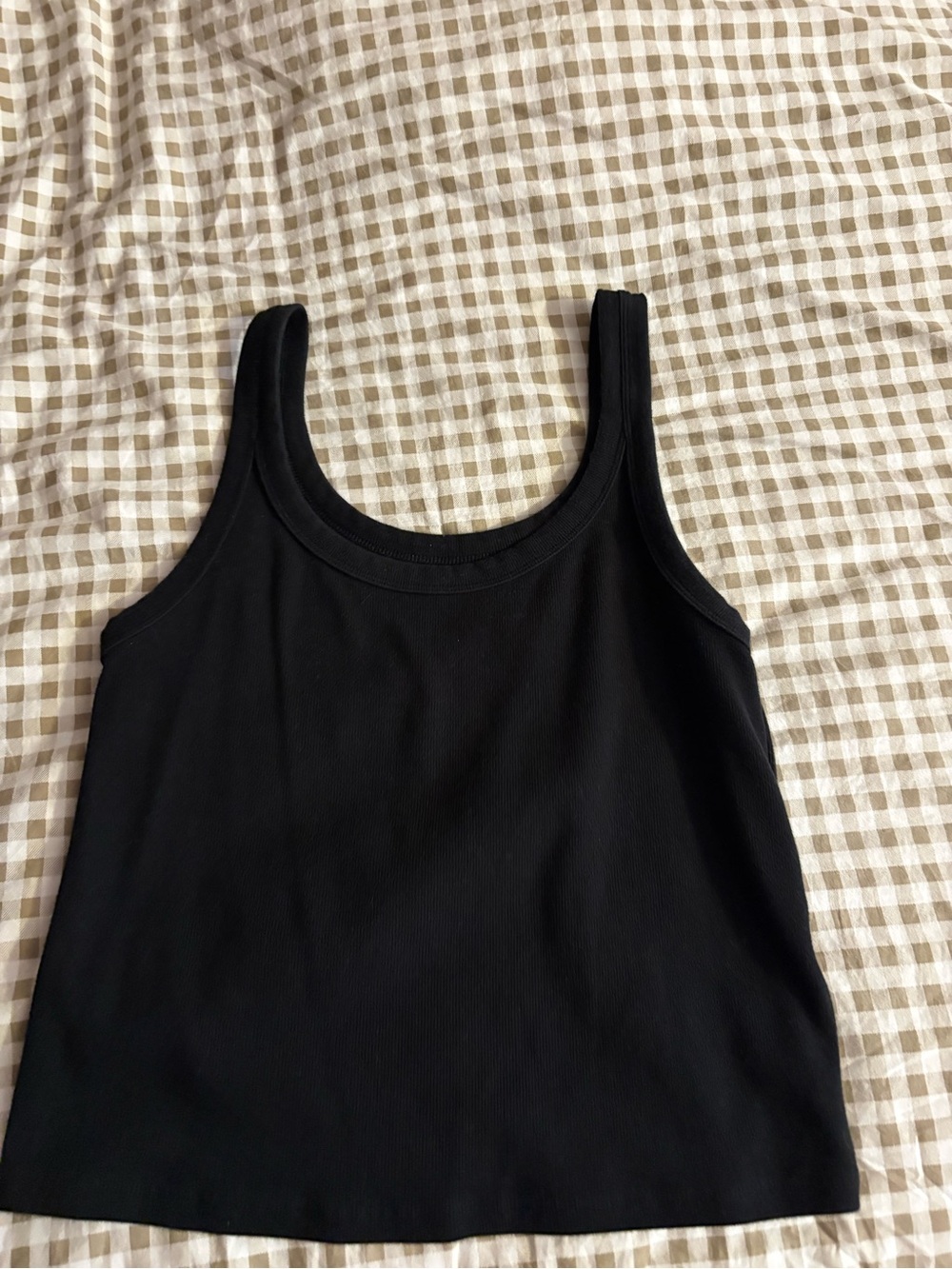 American Eagle Outfitters Black Scoop Neck Tank